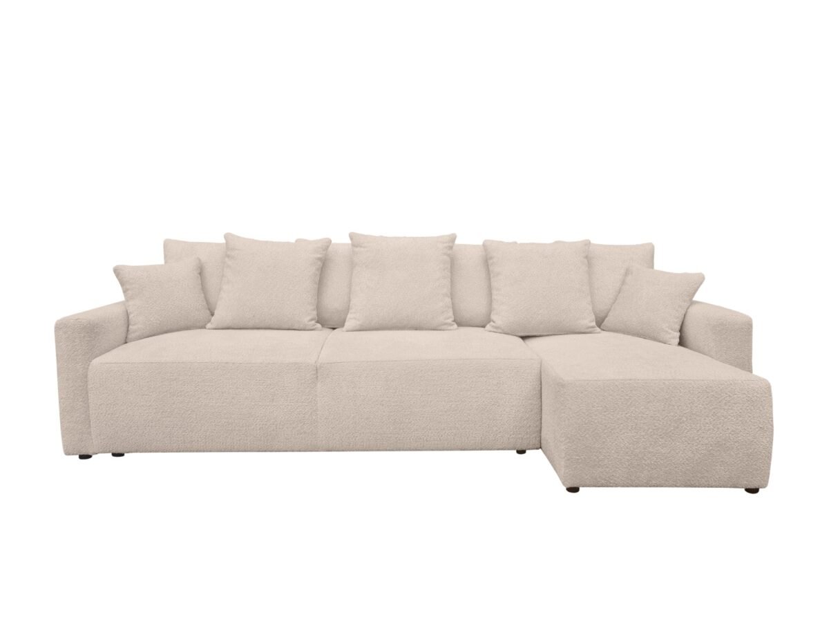 canape tissu bouclette d angle convertible en lit xl