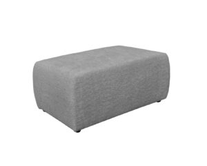 pouf tissu bouclette gris pas cher