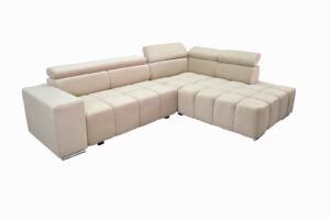 canape d angle en velours beige convertible pas cher