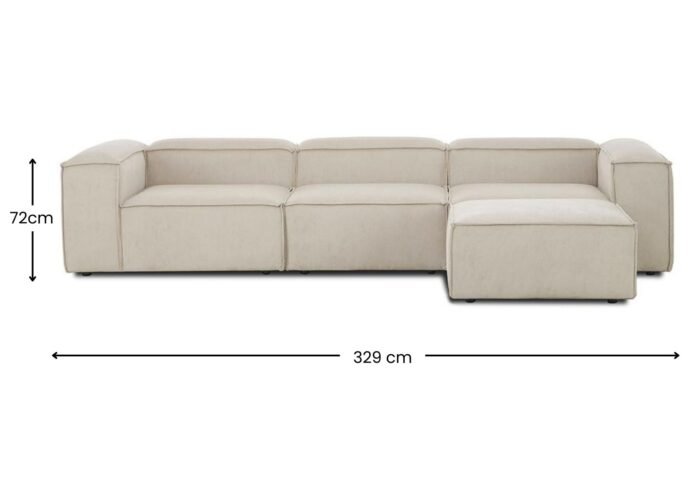canape d angle modulable velours cotele eva luxe sofa style