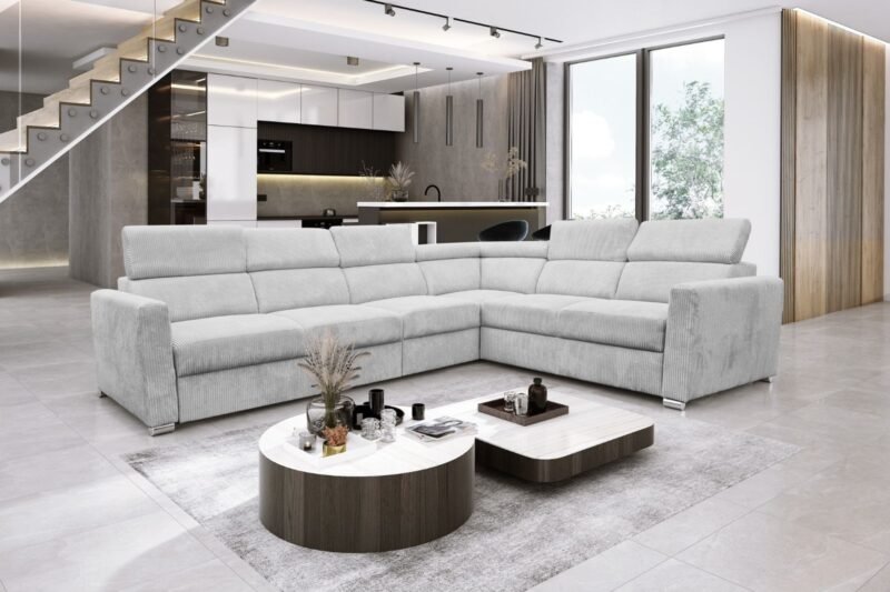 canape reversible convertible en velours