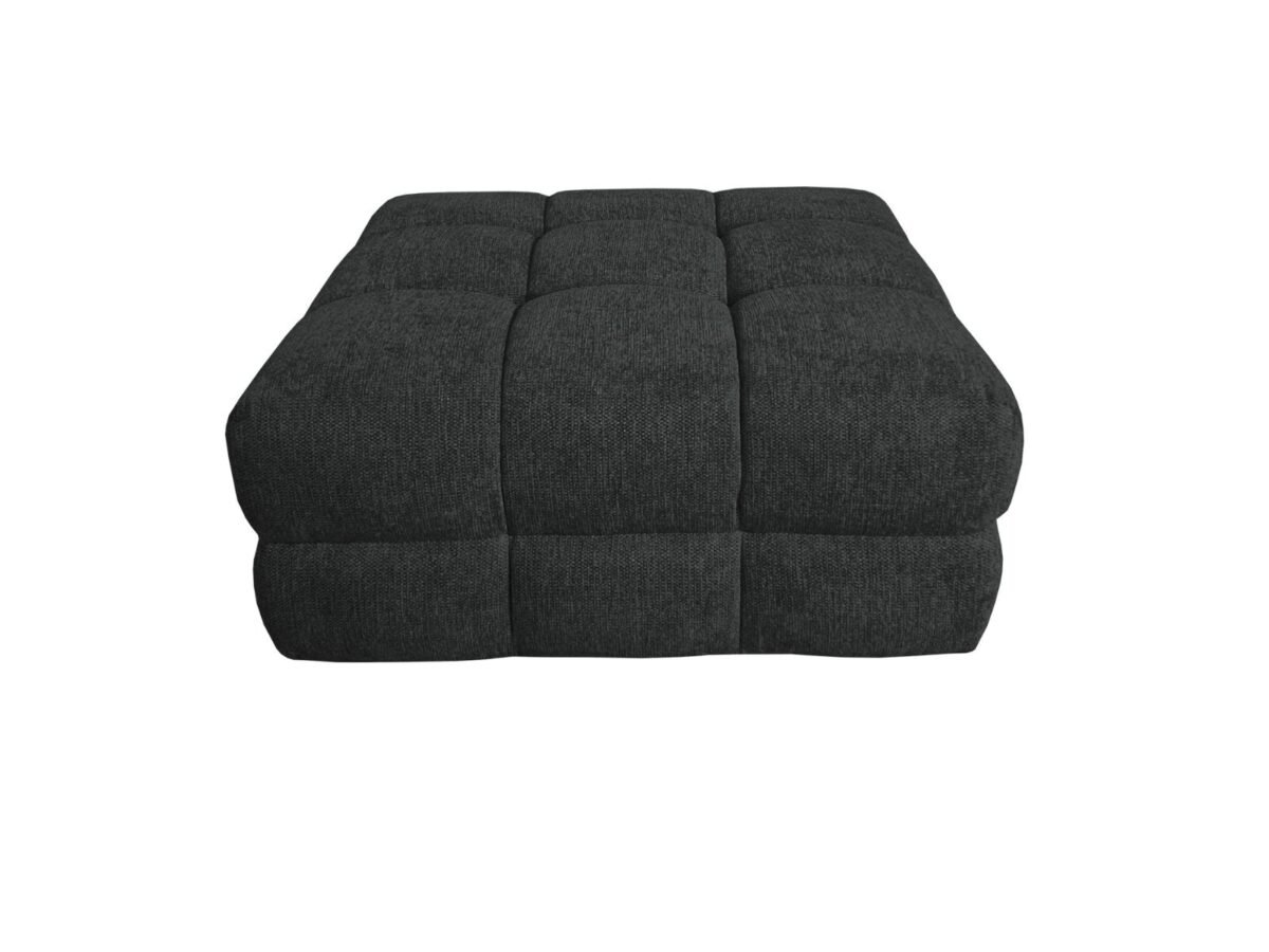 pouf canape salon moelleux noir