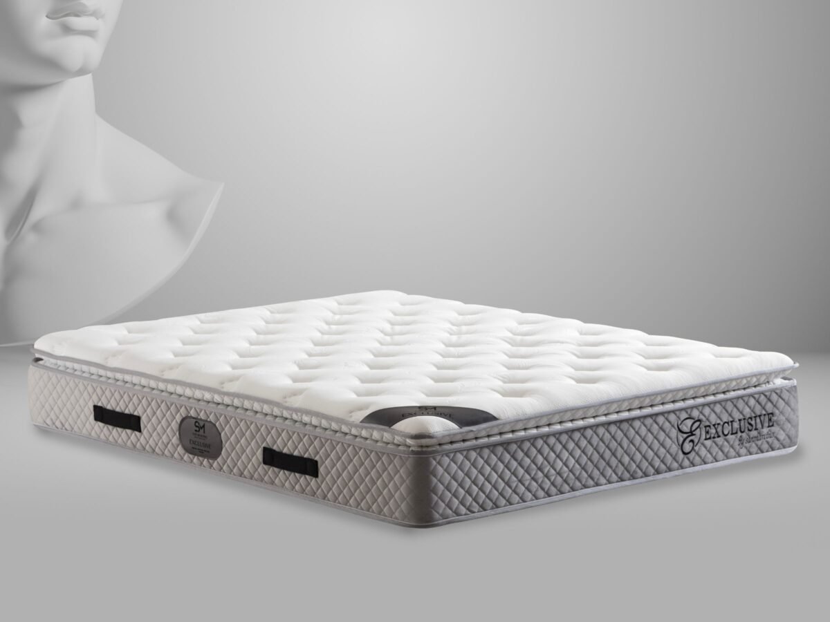 matelas ressorts ensaches 140x190 gris