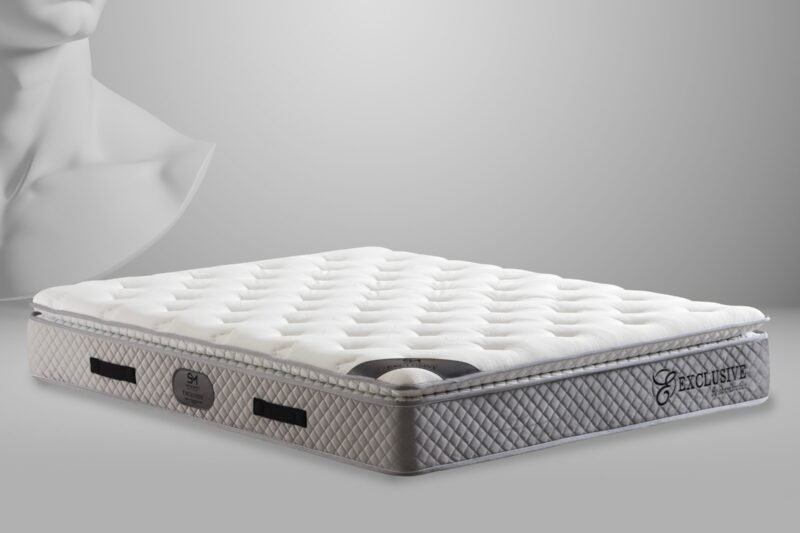 matelas ressorts ensaches 140x190 gris